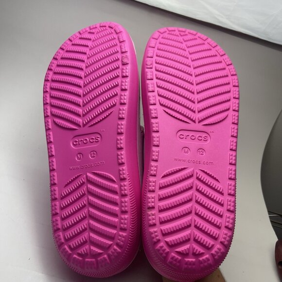 CROCS X BARBIE CLASSIC COZZZY SANDAL SIZE US 12 MENS NEW - Picture 8 of 10